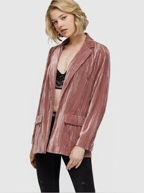 Nurode Crushed Velvet Blazer Small NWT